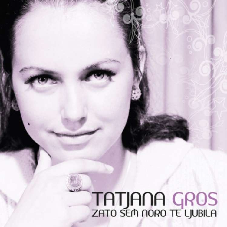 Tatjana Gros na naslovnici plošče.