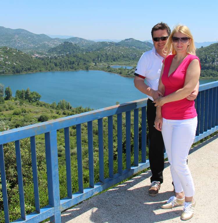 Na poti domov so se ustavili pri Baćinskih jezerih na Hrvaškem.