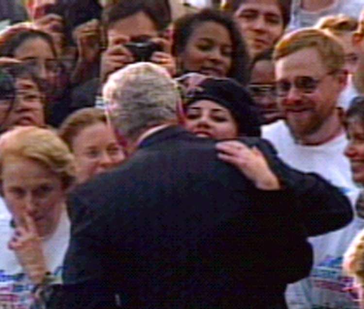 Monica Lewinsky in Bill Clinton