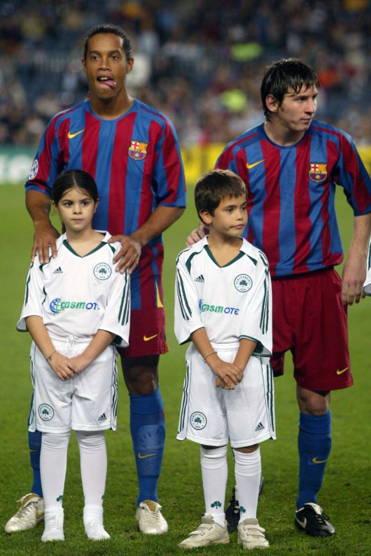 ronaldinho messi