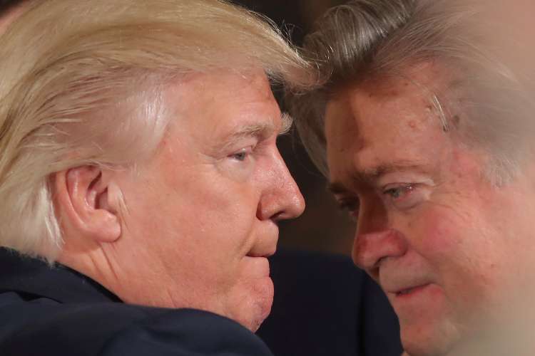 donald trump, steve bannon