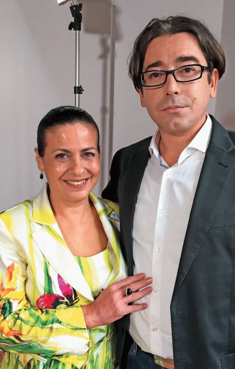 Darja Švajger in njen mož Ivo Mohorič