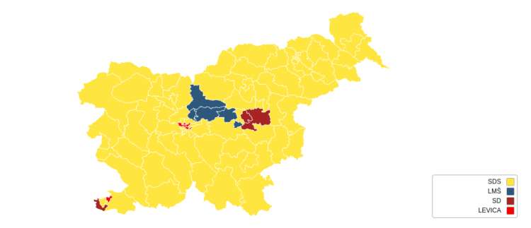 "Če bi v Sloveniji imeli večinski volilni sistem, bi imeli 75 poslancev, če bi imeli kombiniran sistem, kot v nekaterih evropskih državah, bi poslancev bilo preko 40," je po volitvah leta 2018 dejal Janez Janša. Dejansko je SDS osvojila 25 poslanskih sedežev.