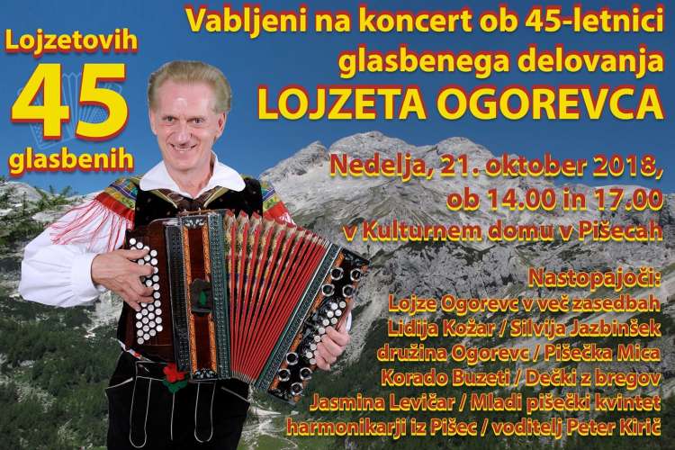 Lojze Ogorevc koncert