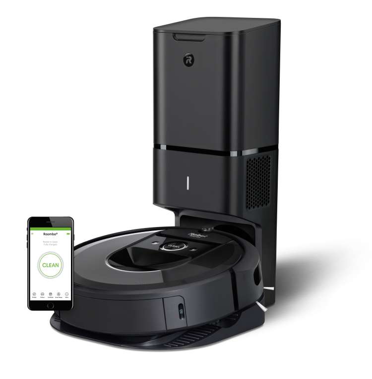 Roomba i7 _Clean Base with Phone