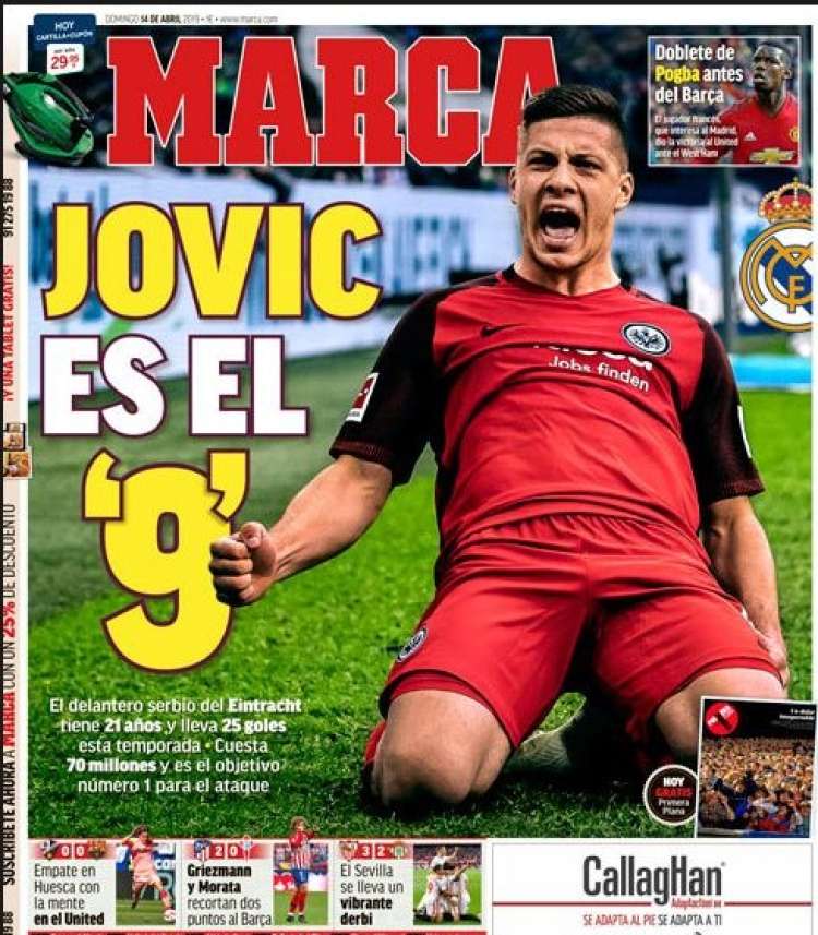 luka jovic naslovnica marca