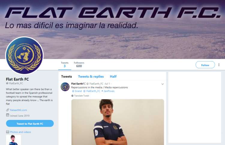 flat earth twitter