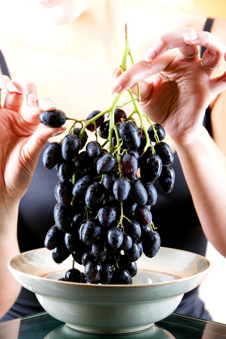 grozdje, dieta, jesen