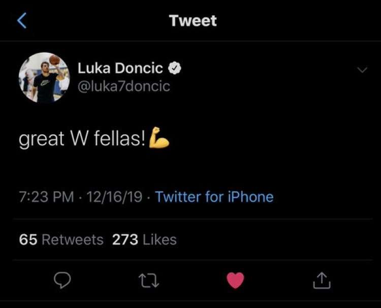 luka doncic twitter