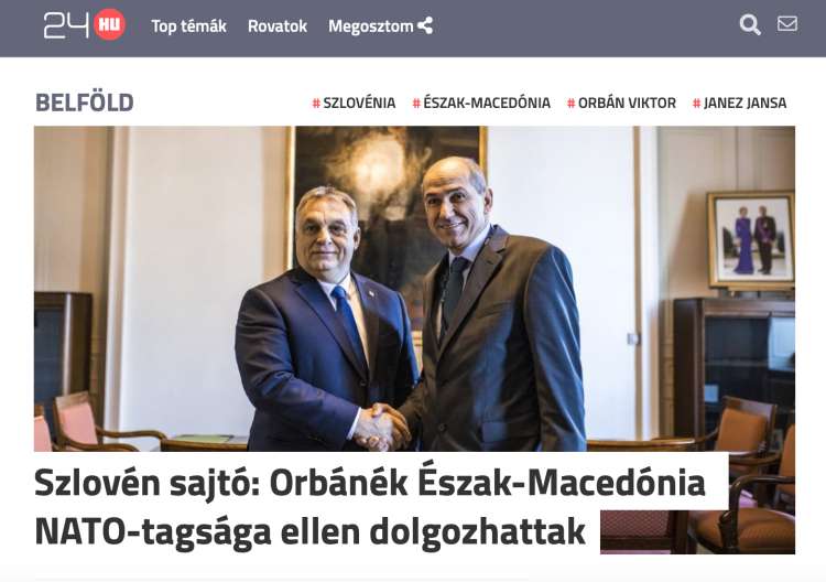 Naše članke so povzemali v madžarskih medijih.