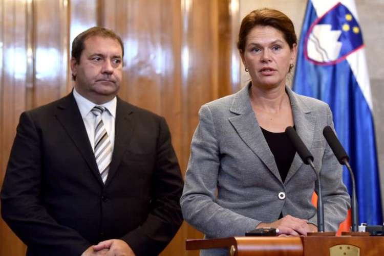 Nekdanji minister za kohezijo Marko Bandelli in Alenka Bratušek.