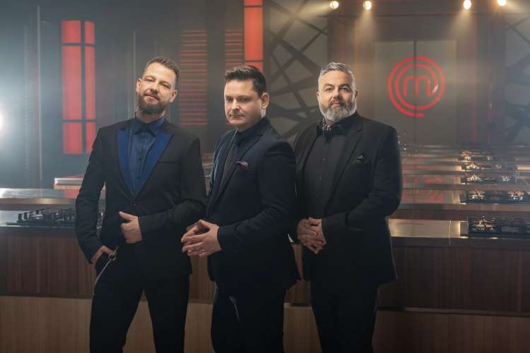 Pop TV - Masterchef Slovenija, Bine Volčič, Karim Merdjadi, Luka Jezeršek.