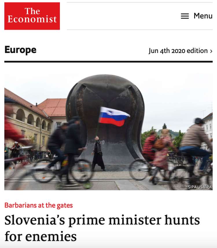Britanski tednik The Economist se je v novi številki razpisal o Janezu Janši in njegovem prijatelju Viktorju Orbanu.