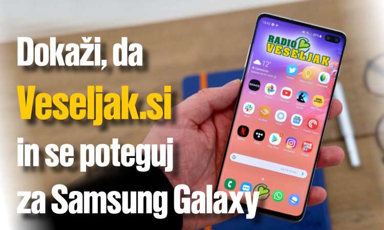 Nagrada: telefon Samsung Galaxy S10 lite