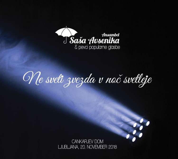 Naslovnica CD-ja Ansambla Saša Avsenika - Ne sveti zvezda v noč svetleje.