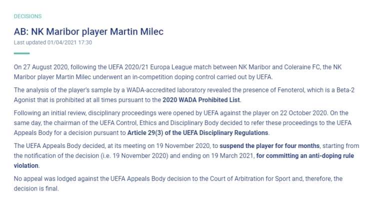 uefa milec