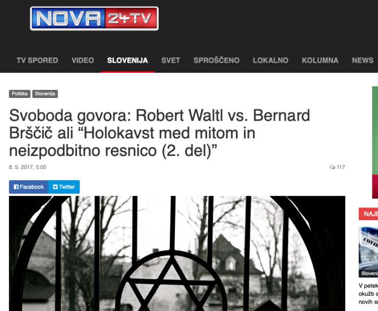 Ko se je Bernard Brščič zaradi izjav o holokavstu znašel pod plazom kritik, so ga mediji SDS prvi vzeli v bran.