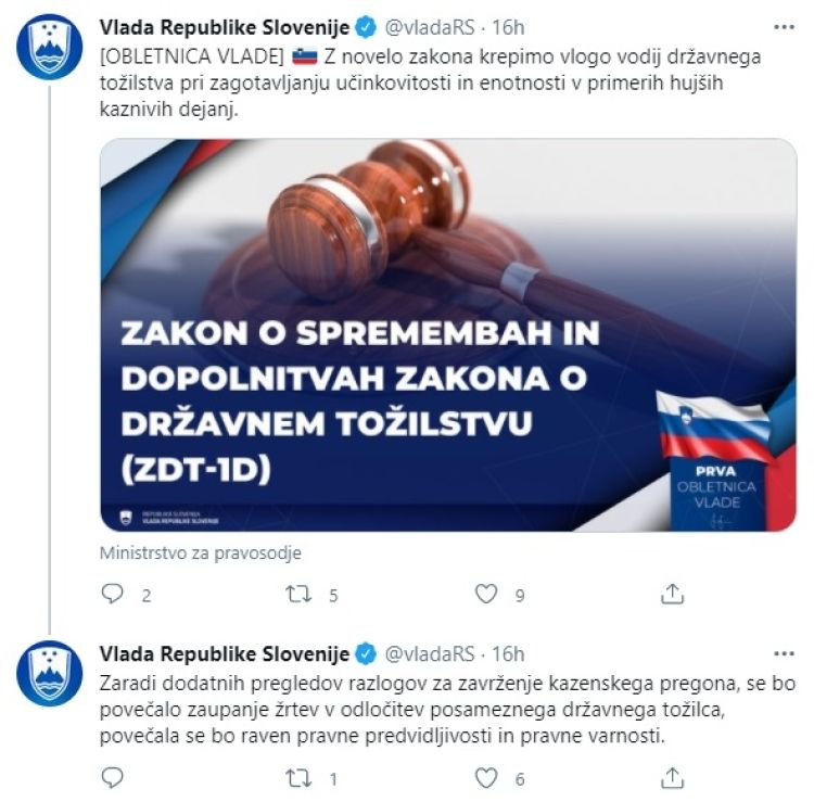 vlada, twitter