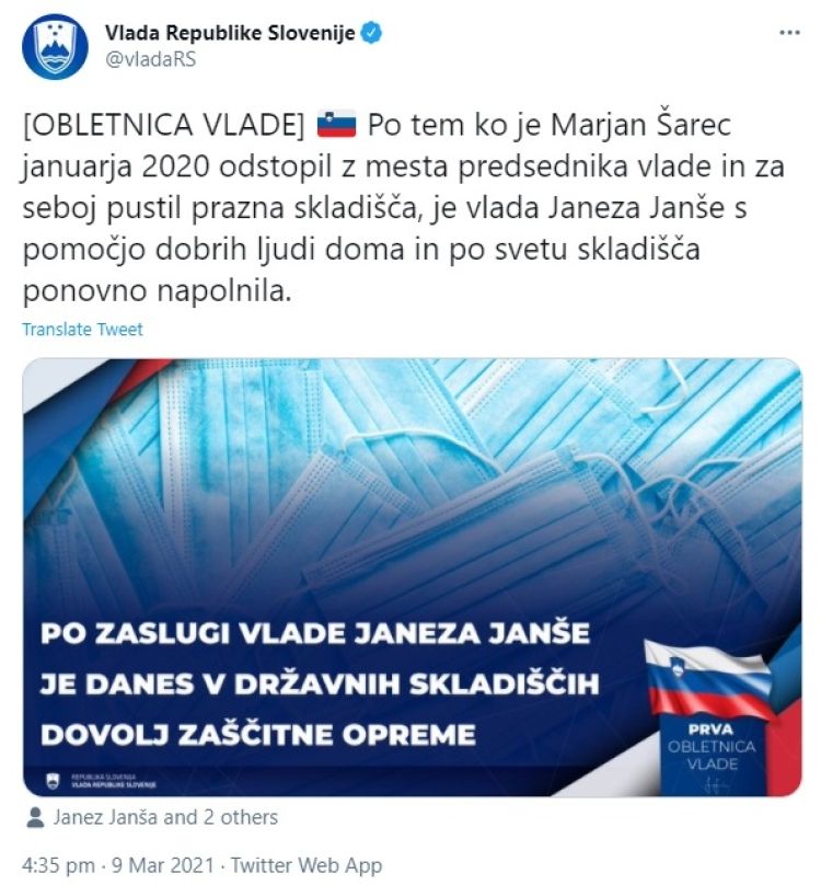 vlada, twitter