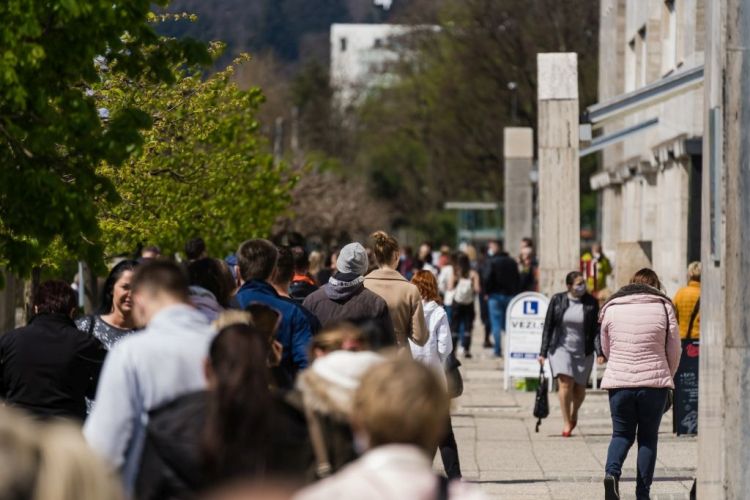 hitri-test, ljubljana, testiranje, kolona
