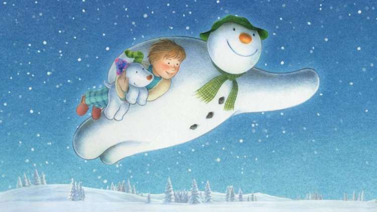 Risanke Živ žava: Sneženi mož in snežni kuža