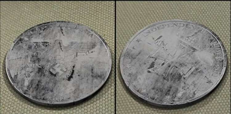 Domnevni nacistični kovanec iz vzporednega vesolja.jpg
