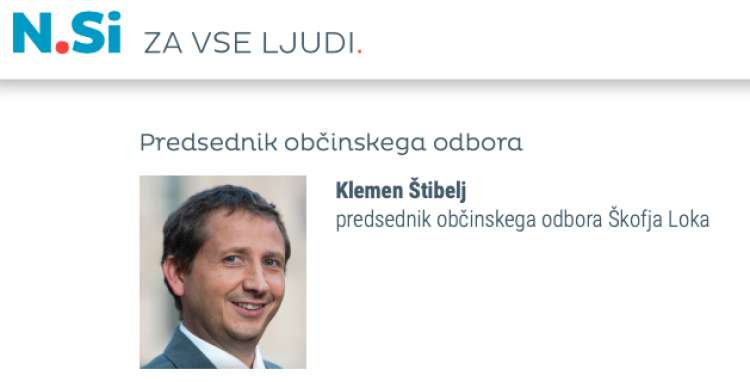Klemen Štibelj je dolgoletni član stranke NSi. Na državnozborskih volitvah leta 2011 je bil njen kandidat za poslanca.