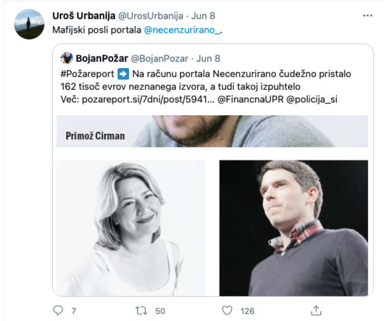 Tudi Uroš Urbanija, direktor vladnega urada za komuniciranje, ki je dalj časa nezakonito zavračal financiranje Slovenske tiskovne agencije (STA), nima dobrega mnenja o novinarjih necenzurirano.si.