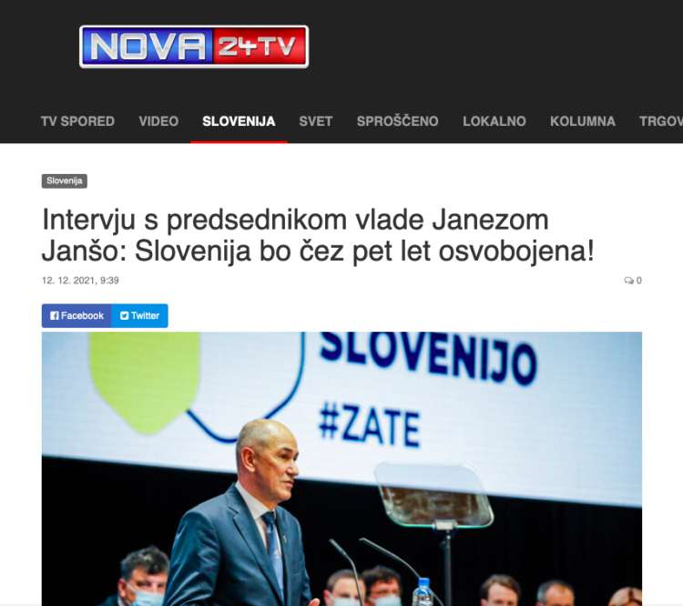 Nova24TV širi vsebino, prijazno do SDS in njenega predsednika Janeza Janše, ter napada vse njene nasprotnike.