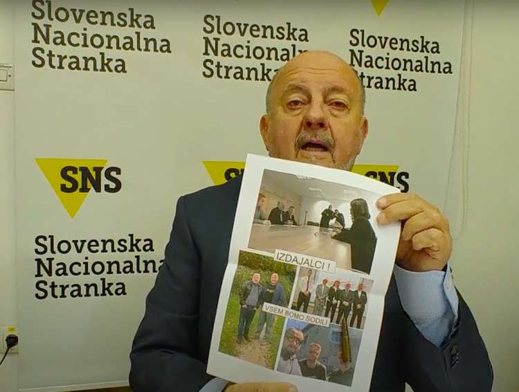 Če je pisemsko grožnjo, naslovljeno na Janeza Janšo, objavil provladni medij Siol.net, se je prvak SNS Zmago Jelinčič odločil za objavo videoposnetka.