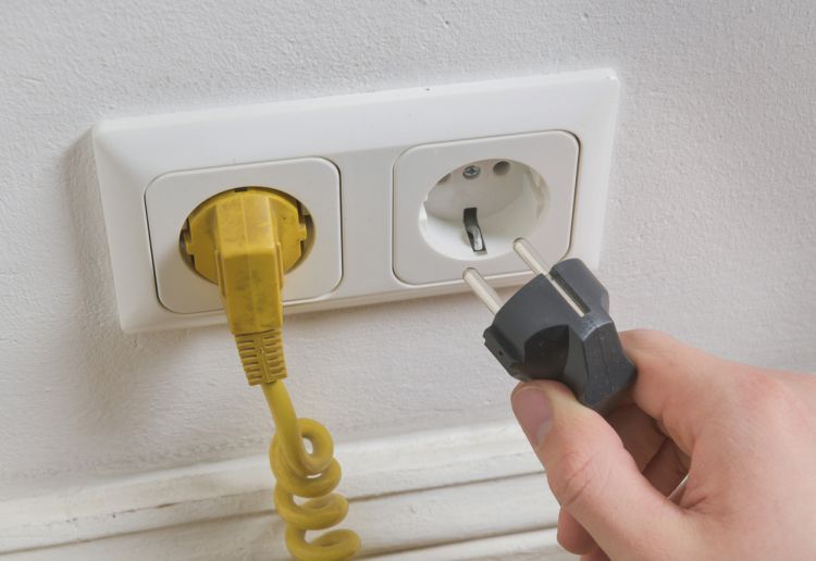 elektrika, vtičnica, stikalo