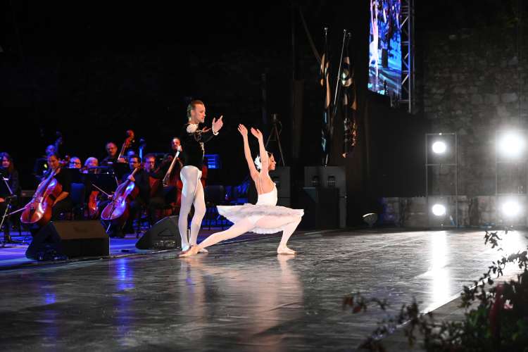 Ukrajinska baletnika Anastazija in Denis Matvijenko