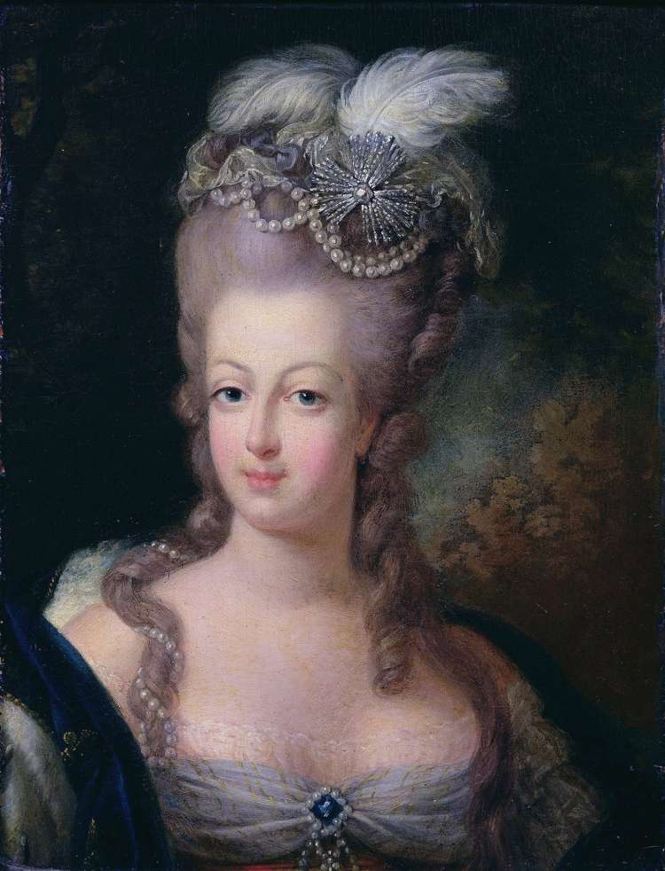 Marija Antoaneta je bila znana tudi po krasnih frizurah ... Njene lasulje so bile res posebne