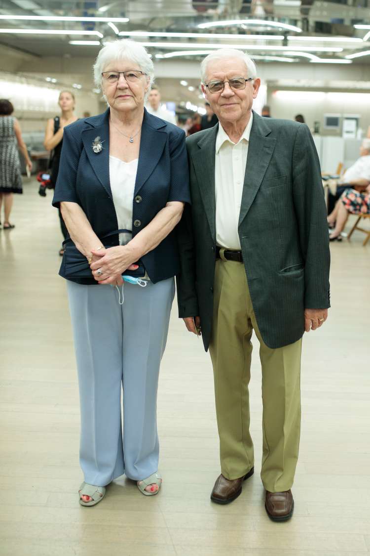 Jana Sodja in Lovro Sodja, predsednik Društva slovensko-avstrijskega prijateljstva