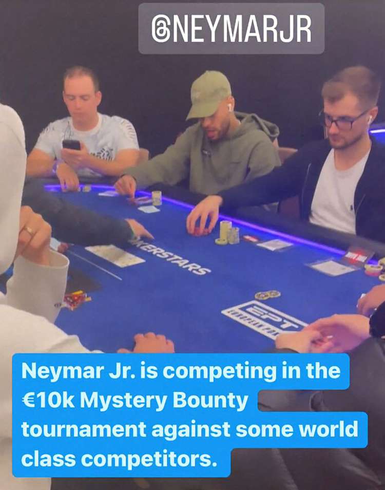 Neymar poker