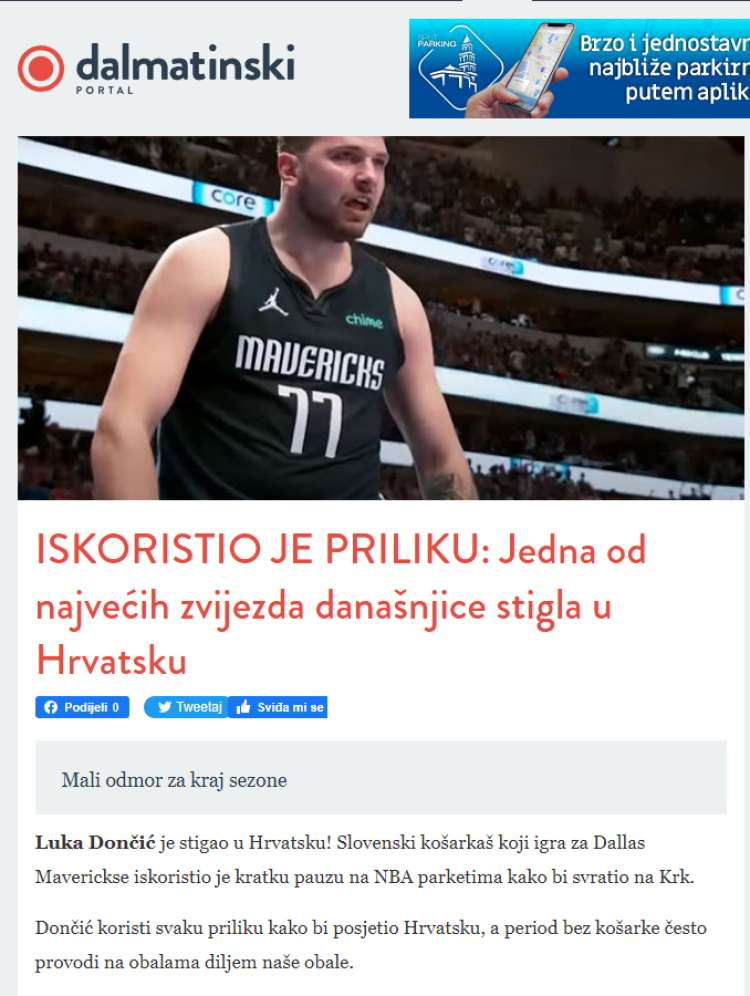 doncic dalmatinski portal