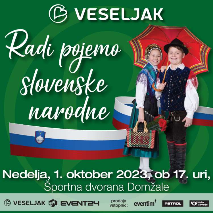 Radi pojemo slovenske narodne 2023.