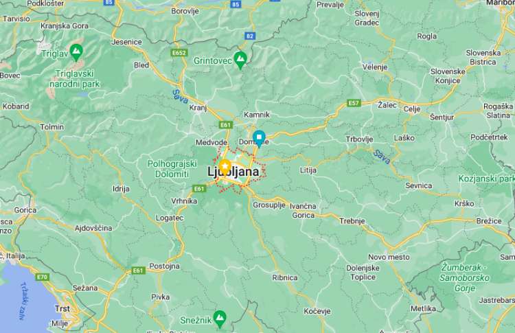 Ljubljana je nastala na stičišču prometnih poti.