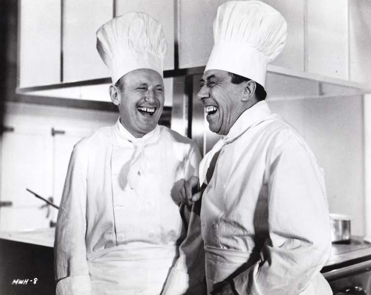Z Boruvilom v Kuhanje masla (1963).