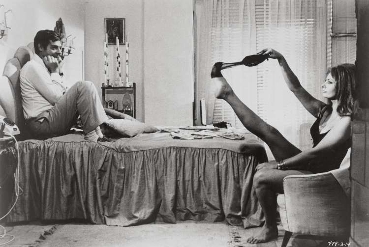 Mastroianni in Sophia Loren v Včeraj, danes, jutri (1963)