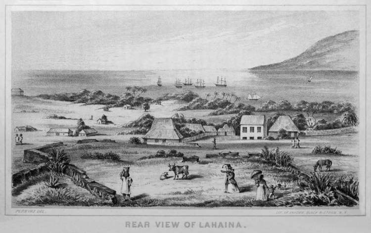 Lahaina v 19. stoletju