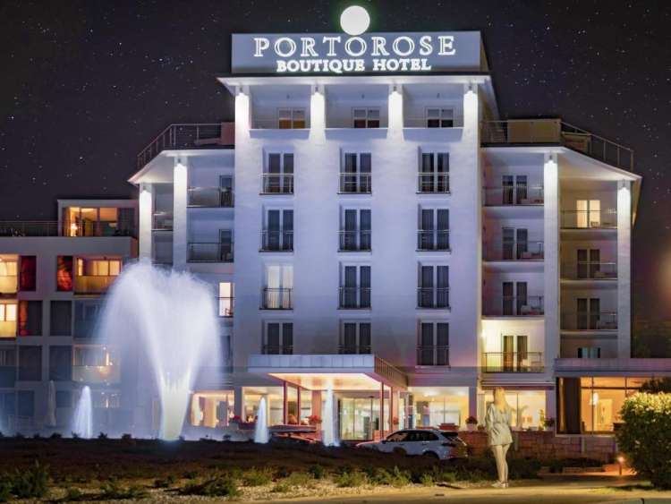 Boutique hotel Portorose v Portorožu.