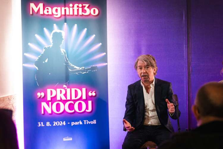 Magnifico je na posebnem druženju v Tivoliju razkril podrobnosti o velikem koncertu 31. avgusta v parku Tivoli.