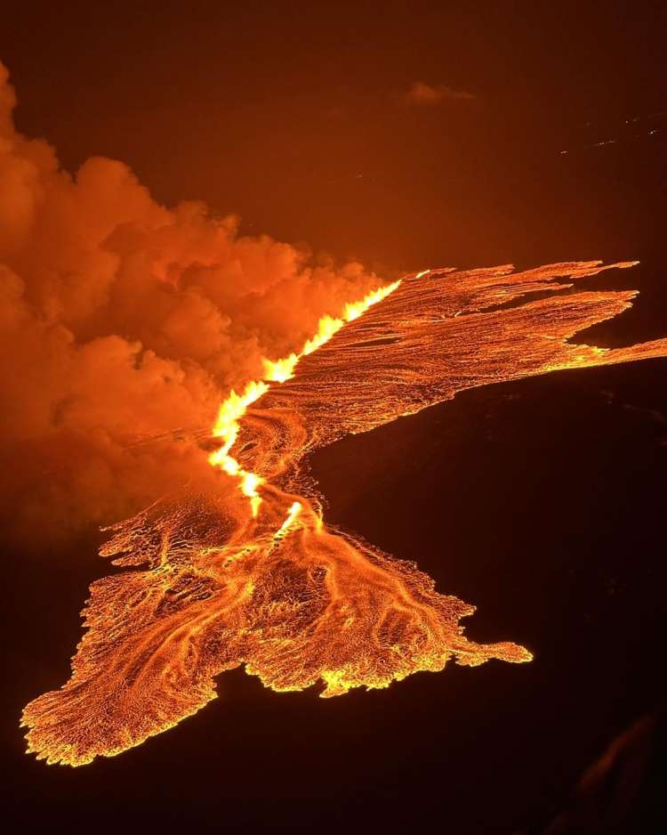 islandija, vulkan, izbruh