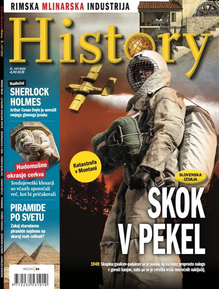 Naslovnica revije History.