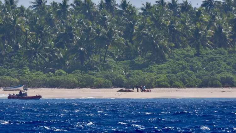 Reševanje pogrešanih v Mikroneziji.