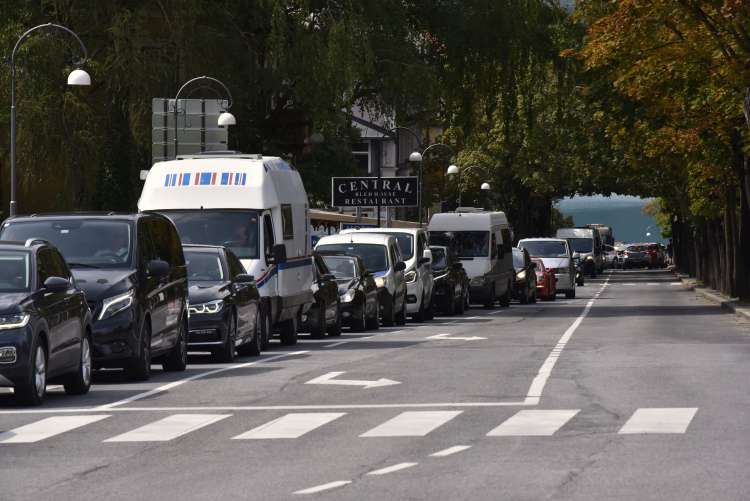 Bled, prometna gneča