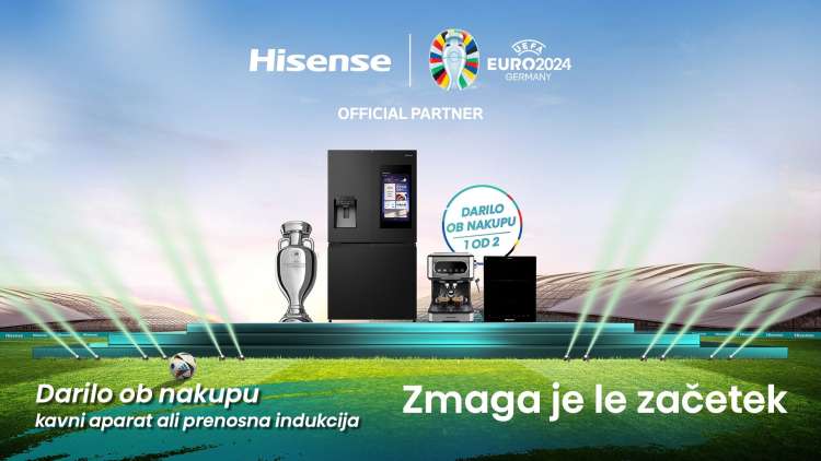 Ob nakupu hladilnika prejmete kavni aparat ali indukcijski kuhalnik. (foto Hisense)