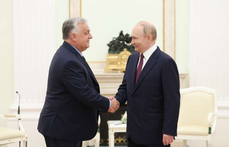 Vladimir Putin in Viktor Orban