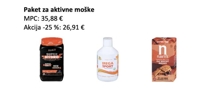 Paket za aktivne moške